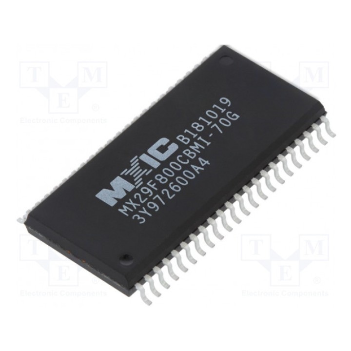 Память FLASH MACRONIX INTERNATIONAL MX29F800CBMI-70GTUBE (MX29F800CBMI-70G)