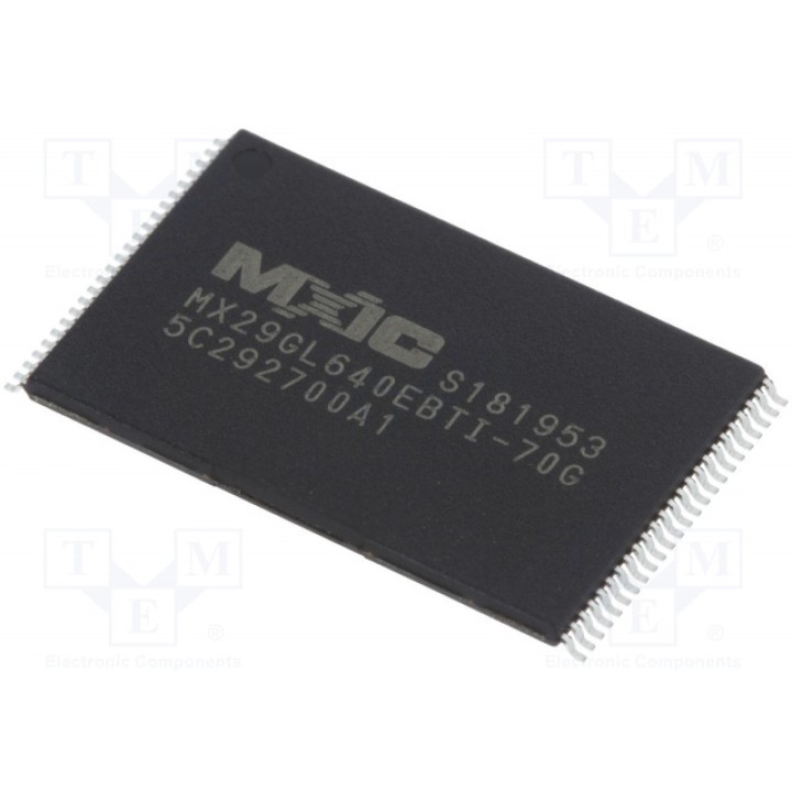 Память FLASH MACRONIX INTERNATIONAL MX29GL640EBTI-70GTRAY (MX29GL640EBTI-70G)