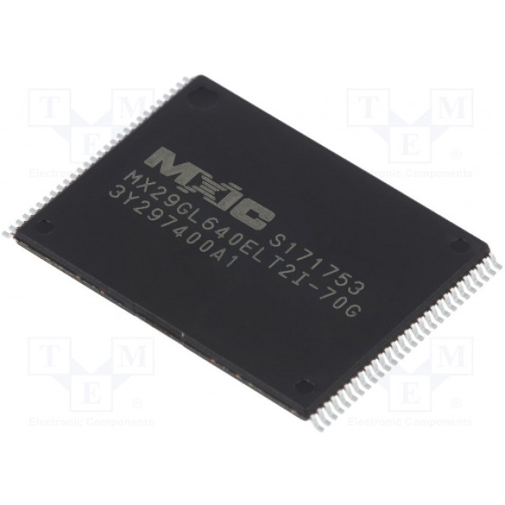 Память FLASH MACRONIX INTERNATIONAL MX29GL640ELT2I-70GTRAY (MX29GL640ELT2I-70G)