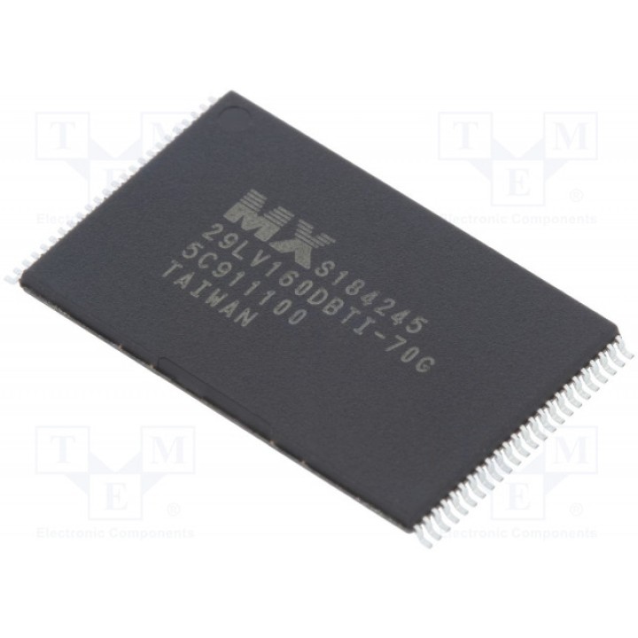 Память FLASH MACRONIX INTERNATIONAL MX29LV160DBTI-70GTRAY (MX29LV160DBTI-70G)