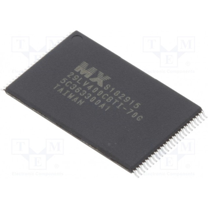 Память FLASH MACRONIX INTERNATIONAL MX29LV400CBTI-70GTRAY (MX29LV400CBTI-70G)