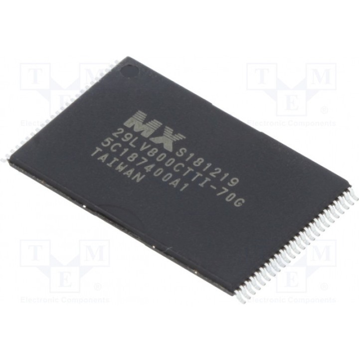Память FLASH MACRONIX INTERNATIONAL MX29LV800CTTI-70GTRAY (MX29LV800CTTI-70G)