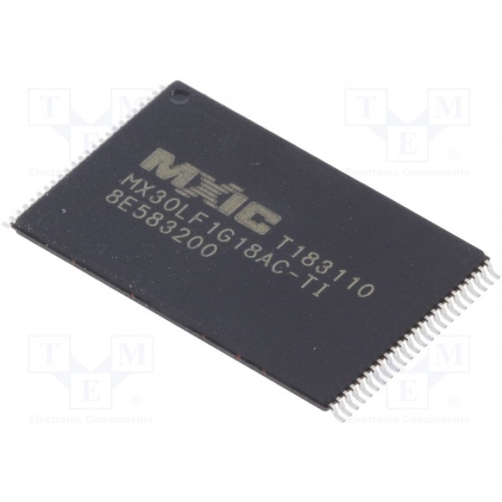 Память FLASH MACRONIX INTERNATIONAL MX30LF1G18AC-TITRAY (MX30LF1G18AC-TI)
