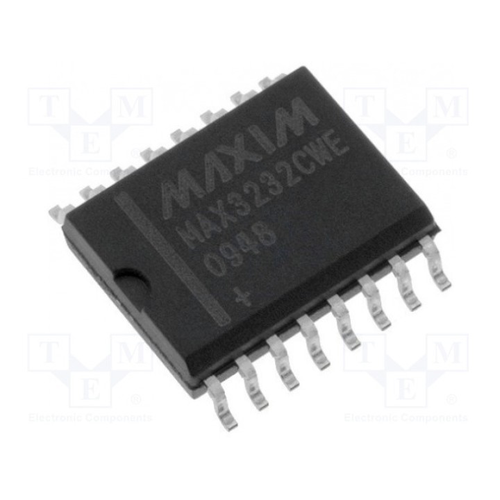 IC интерфейс MAXIM INTEGRATED MAX3232CWE+ (MAX3232CWE+)