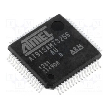 Микроконтроллер ARM7TDMI MICROCHIP (ATMEL) AT91SAM7S256D-AU