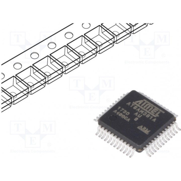 Микроконтроллер ARM MICROCHIP (ATMEL) ATSAM3S1AB-AU (ATSAM3S1AB-AU)