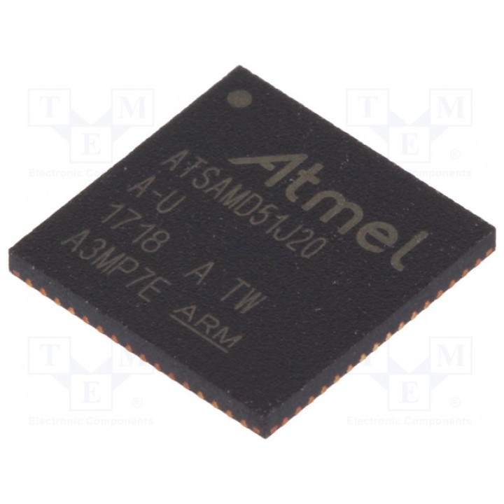 Микроконтроллер ARM MICROCHIP (ATMEL) ATSAMD51J20A-MU (ATSAMD51J20A-MU)