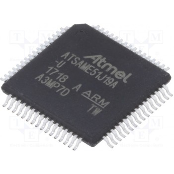 Микроконтроллер ARM MICROCHIP (ATMEL) ATSAME51J19A-AU