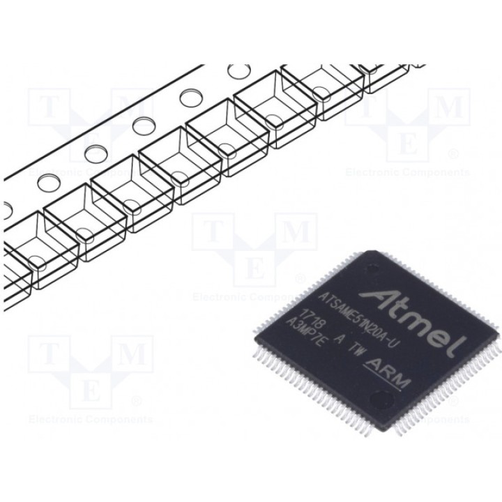 Микроконтроллер ARM MICROCHIP (ATMEL) ATSAME51N20A-AU (ATSAME51N20A-AU)