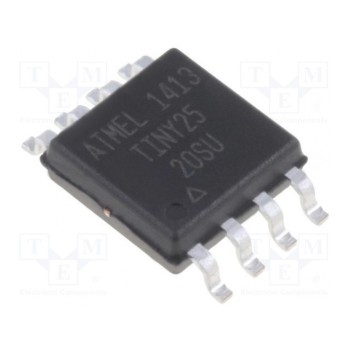 Микроконтроллер AVR MICROCHIP (ATMEL) ATTINY25-20SU