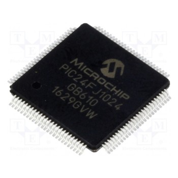 Микроконтроллер PIC MICROCHIP TECHNOLOGY 24FJ1024GB610-I-PT