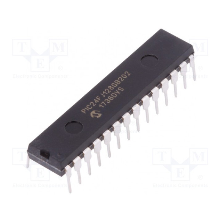 Микроконтроллер PIC MICROCHIP TECHNOLOGY PIC24FJ128GB202-ISP (24FJ128GB202-ISP)