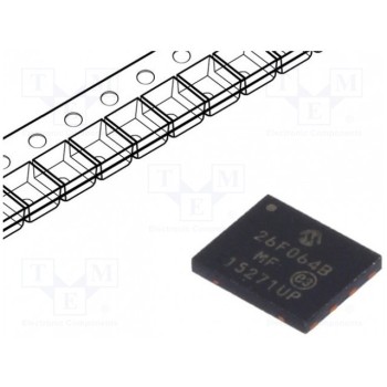 Память Flash 64Мбит MICROCHIP TECHNOLOGY 26VF064B-104V-MF