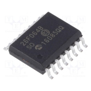 Память Flash 64Мбит MICROCHIP TECHNOLOGY 26VF064B-104V-SO