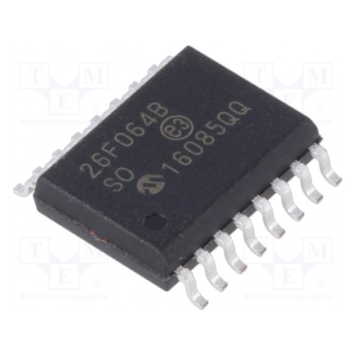 Память Flash 64Мбит MICROCHIP TECHNOLOGY SST26VF064B-104VSO (26VF064B-104V-SO)