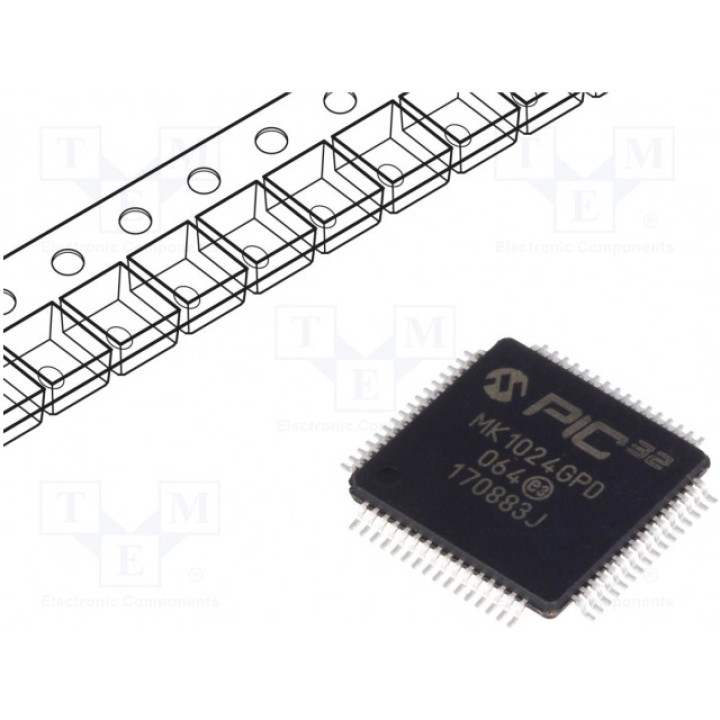 Микроконтроллер PIC MICROCHIP TECHNOLOGY PIC32MK1024GPD064-IPT (32MK1024GPD064-IPT)