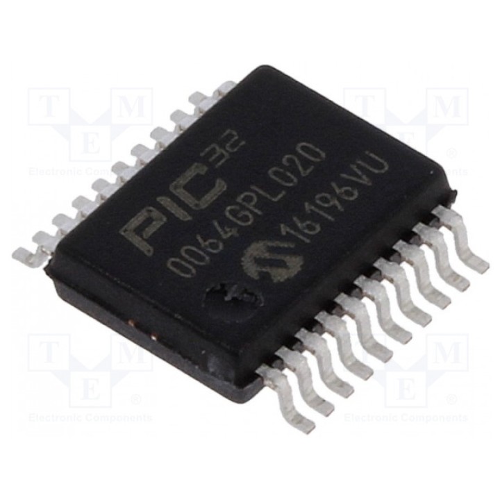Микроконтроллер PIC MICROCHIP TECHNOLOGY PIC32MM0064GPL020-ISS (32MM0064GPL020-ISS)