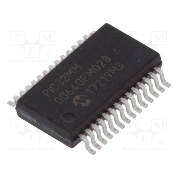 Микроконтроллер PIC MICROCHIP TECHNOLOGY PIC32MM0064GPM028-ISS (32MM0064GPM028-ISS)