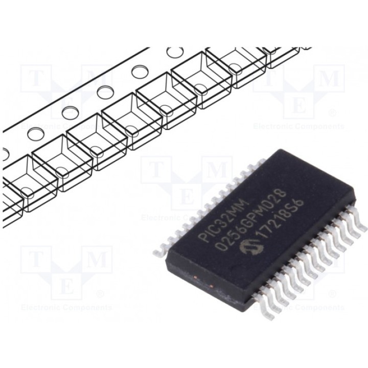 Микроконтроллер PIC MICROCHIP TECHNOLOGY PIC32MM0256GPM028-ISS (32MM0256GPM028-ISS)