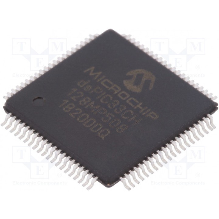 Микроконтроллер dsPIC MICROCHIP TECHNOLOGY DSPIC33CH128MP508-IPT (33CH128MP508-I-PT)