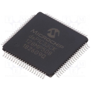 Микроконтроллер dsPIC MICROCHIP TECHNOLOGY 33CK128MP508-I-PT