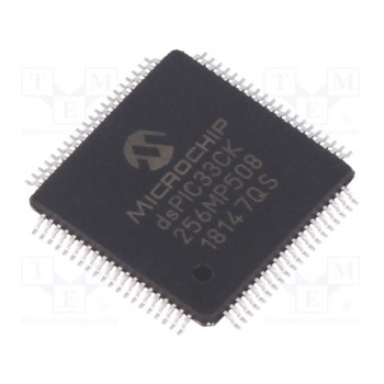 Микроконтроллер dsPIC MICROCHIP TECHNOLOGY 33CK256MP508-I-PT