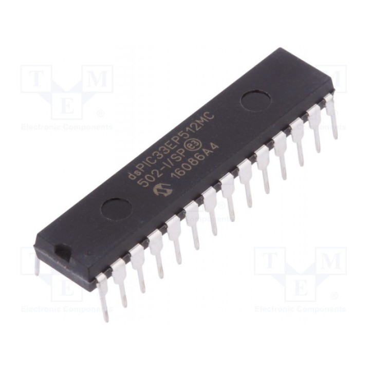 Микроконтроллер dsPIC MICROCHIP TECHNOLOGY DSPIC33EP512MC502-ISP (33EP512MC502-ISP)