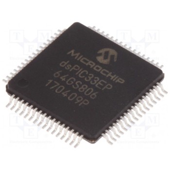 Микроконтроллер dsPIC MICROCHIP TECHNOLOGY 33EP64GS806-IPT