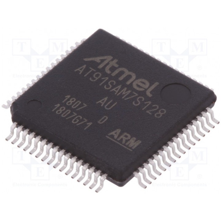 Микроконтроллер ARM7TDMI MICROCHIP TECHNOLOGY AT91SAM7S128D-AU (AT91SAM7S128D-AU)