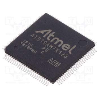 Микроконтроллер ARM7TDMI MICROCHIP TECHNOLOGY AT91SAM7X128C-AU