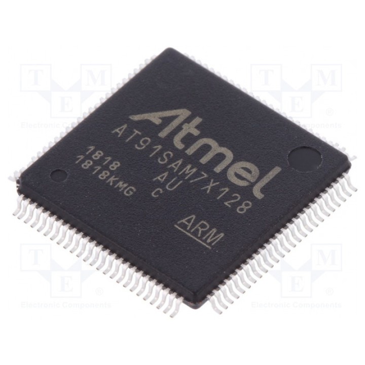 Микроконтроллер ARM7TDMI MICROCHIP TECHNOLOGY AT91SAM7X128C-AU (AT91SAM7X128C-AU)