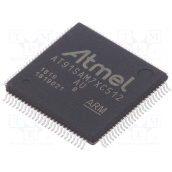 Микроконтроллер ARM7TDMI MICROCHIP TECHNOLOGY AT91SAM7XC512B-AU