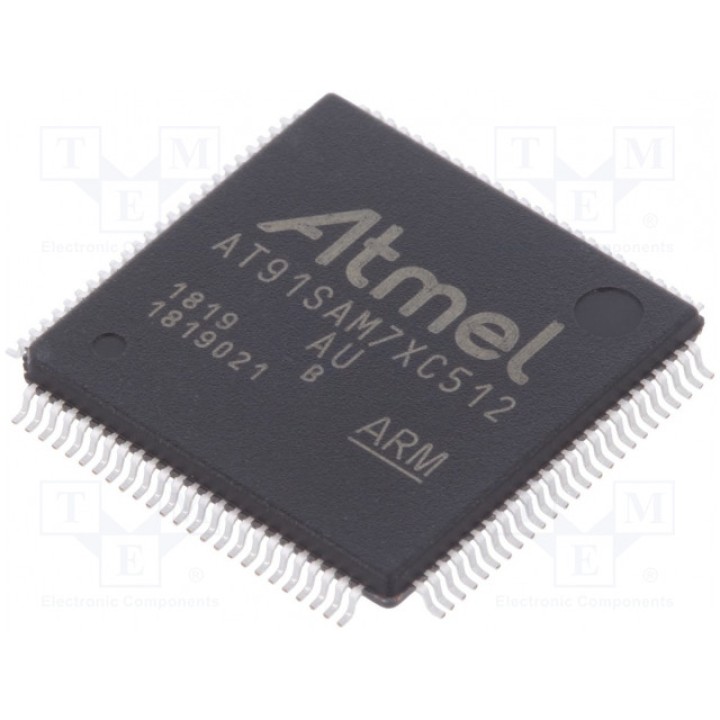 Микроконтроллер ARM7TDMI MICROCHIP TECHNOLOGY AT91SAM7XC512B-AU (AT91SAM7XC512B-AU)
