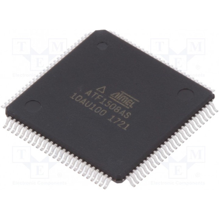 IC CPLD Количество макроячеек 128 MICROCHIP TECHNOLOGY ATF1508AS-10AU100 (ATF1508AS-10AU100)