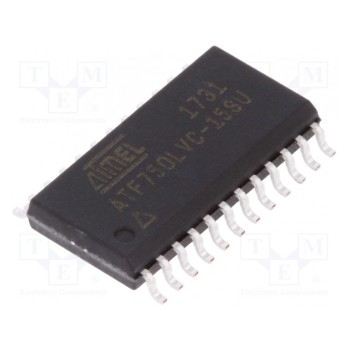 IC CPLD Количество макроячеек 10 55МГц MICROCHIP TECHNOLOGY ATF750LVC-15SU