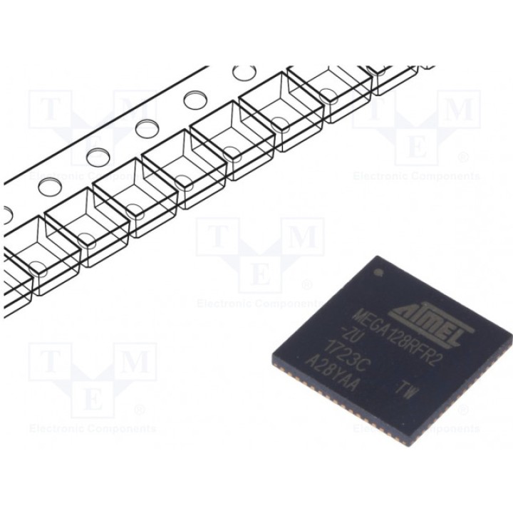Микроконтроллер AVR MICROCHIP TECHNOLOGY ATMEGA128RFR2-ZU (ATMEGA128RFR2-ZU)