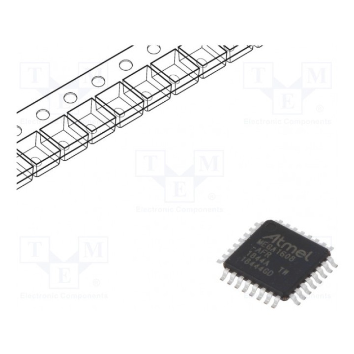 Микроконтроллер AVR MICROCHIP TECHNOLOGY ATMEGA1608-AFR (ATMEGA1608-AFR)