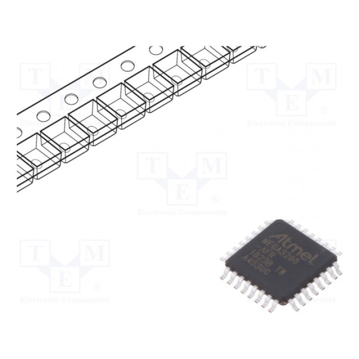 Микроконтроллер AVR MICROCHIP TECHNOLOGY ATMEGA3208-AFR (ATMEGA3208-AFR)