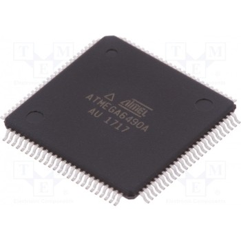 Микроконтроллер AVR MICROCHIP TECHNOLOGY ATMEGA6490A-AU