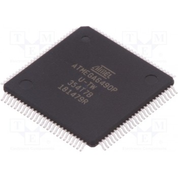 Микроконтроллер AVR MICROCHIP TECHNOLOGY ATMEGA6490P-AU