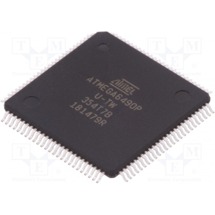 Микроконтроллер AVR MICROCHIP TECHNOLOGY ATMEGA6490P-AU (ATMEGA6490P-AU)