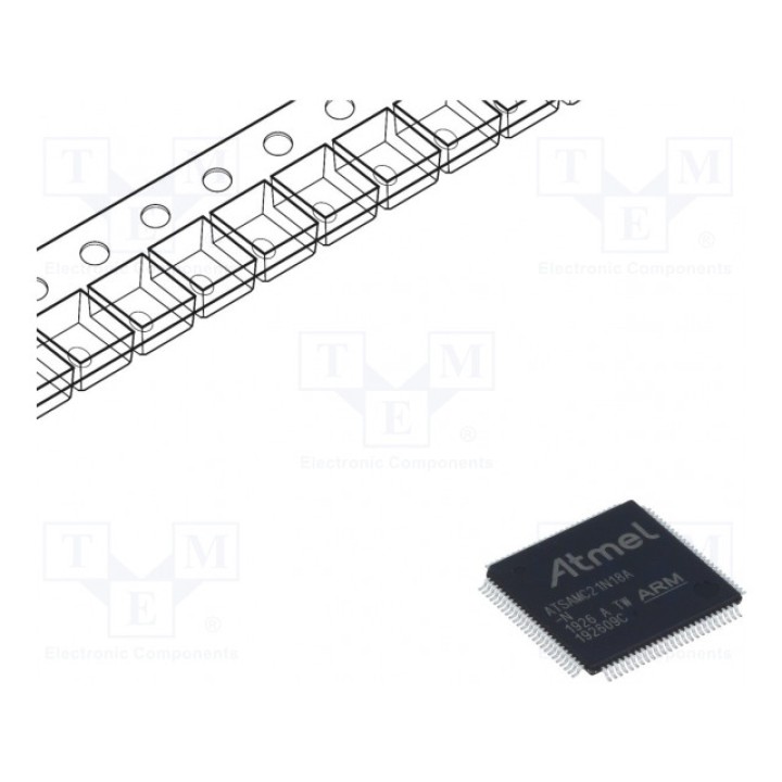 Микроконтроллер ARM MICROCHIP TECHNOLOGY ATSAMC21N18A-ANT (ATSAMC21N18A-ANT)