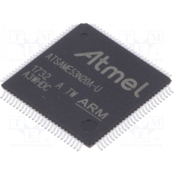 Микроконтроллер ARM MICROCHIP TECHNOLOGY ATSAME53N20A-AU