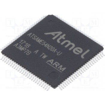 Микроконтроллер ARM MICROCHIP TECHNOLOGY ATSAME54N20A-AU