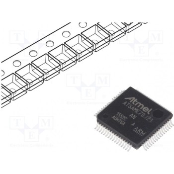 Микроконтроллер ARM MICROCHIP TECHNOLOGY ATSAME70J21A-AN