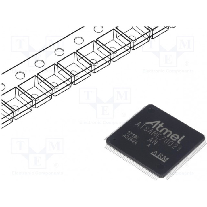 Микроконтроллер ARM MICROCHIP TECHNOLOGY ATSAME70Q21A-AN (ATSAME70Q21A-AN)