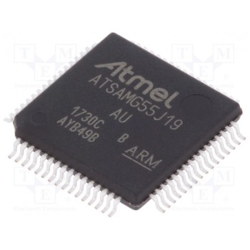 Микроконтроллер ARM MICROCHIP TECHNOLOGY ATSAMG55J19B-AU