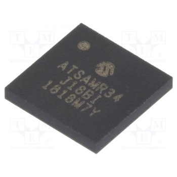 SiP SRAM 40кБ MICROCHIP TECHNOLOGY ATSAMR34J18B-I-7JX