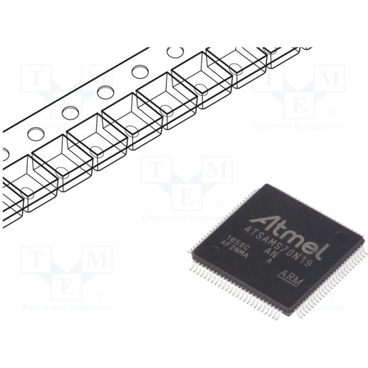 Микроконтроллер ARM MICROCHIP TECHNOLOGY ATSAMS70N19A-AN (ATSAMS70N19A-AN)