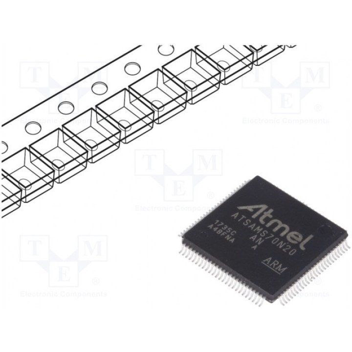 Микроконтроллер ARM MICROCHIP TECHNOLOGY ATSAMS70N20A-AN (ATSAMS70N20A-AN)